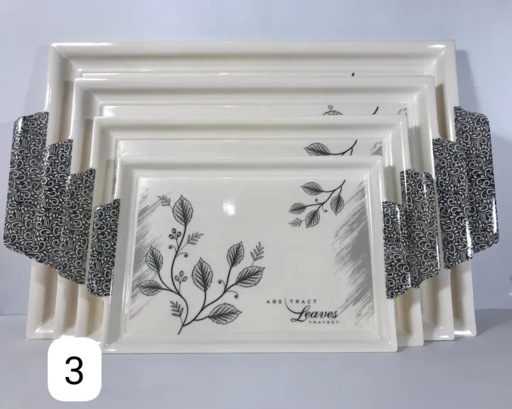 Melamine%20Serving%20Tray%20Set%20Pack%20of%204%20,%20Coffee,%20Food,%20Home%20Decoration%20T%20-%20Image%205