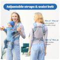 Baby Shoulder Strap Portable Children Strap Backpack Thicken Shoulder Ergonomic Hoodie Kangaroo Baby Strap.