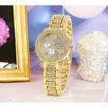 Stainless Steel Luxury Ladies Watch Quartz Analog Business Chain Casual Wrist Dial. 
