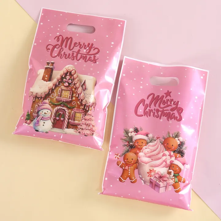 50pcs%20Pink%20Merry%20Christmas%20%20Bags%20Santa%20Claus%20Candy%20Bags%20for%20Home%202025%20Winter%20Holiday%20Christmas%20Decoration%20Navidad%20%20-%20Image%204