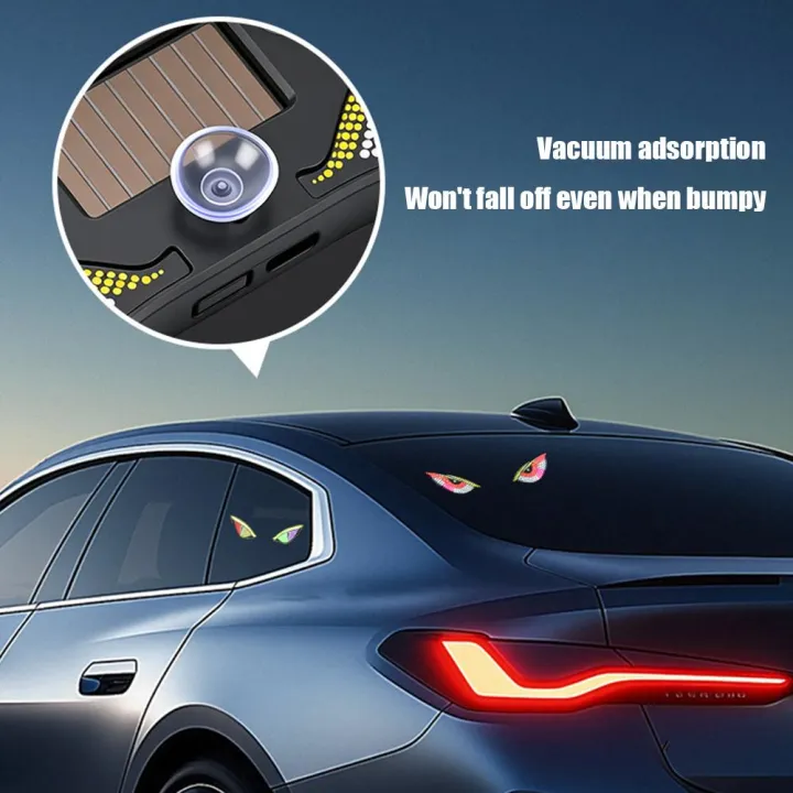 Wright Solar Rear Solar Car LED Demon Eye Ambient Light Waterproof Evil Eyes Breathing ...