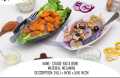 melamine double glage , kabab tray , double space. 