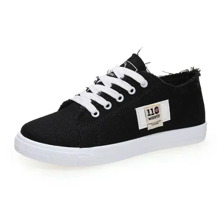 2025%20Spring%20New%20Style%20Comfortable%20Casual%20Flat%20White%20Shoes%20Canvas%20Low-top%20Cross-strap%20Lightweight%20Sports%20Shoes%20for%20Women%20-%20Image%204