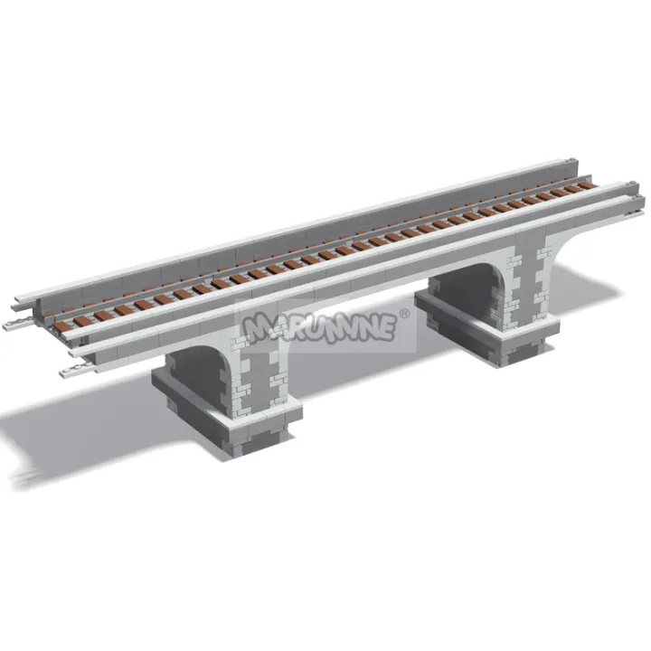 Marumine%20566PCS%20MOC%20Viaduct%20Idea%20Train%20Build%20Model%20Kit%20High-Speed%20Railway%20Track%20Arch%20Bridge%20DIY%20Construction%20Blocks%20Bricks%20Set%20-%20Image%206