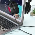 Essager Usb C To 3.5mm Aux Jack Adapter Speaker and Headphone 3.5 Mm Aux Audio Splitter Jack 3 5 Cable for Huawei Xiaomi Mi 10t. 