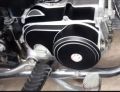 Engine Sticker Kit Matt Black 19 Pcs Sticker Kit Waterproof With Size Vinyl Cut Stickers For All 70cc Motorycles. 
