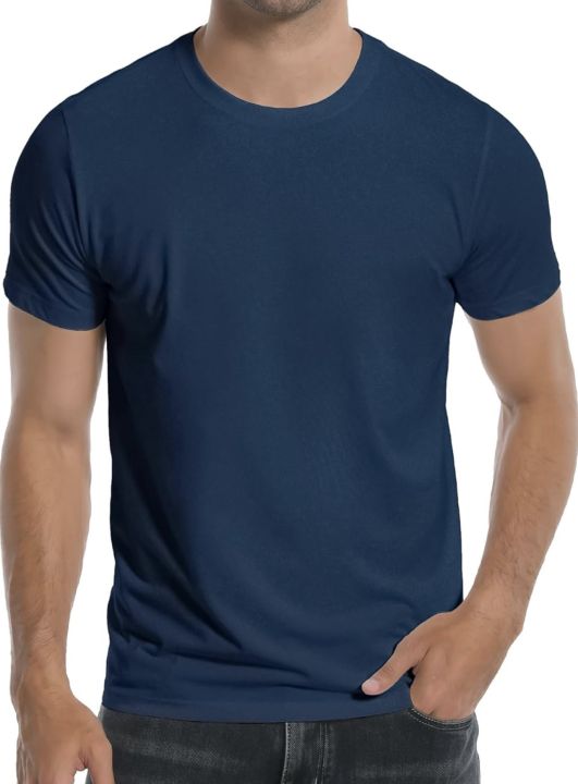 95%25%20cotton%20Mens%20Crewneck%20T%20Shirt%20Plain,%20Relaxed%20Fit%20Basic%20T%20Shirts%20-%20Image%206