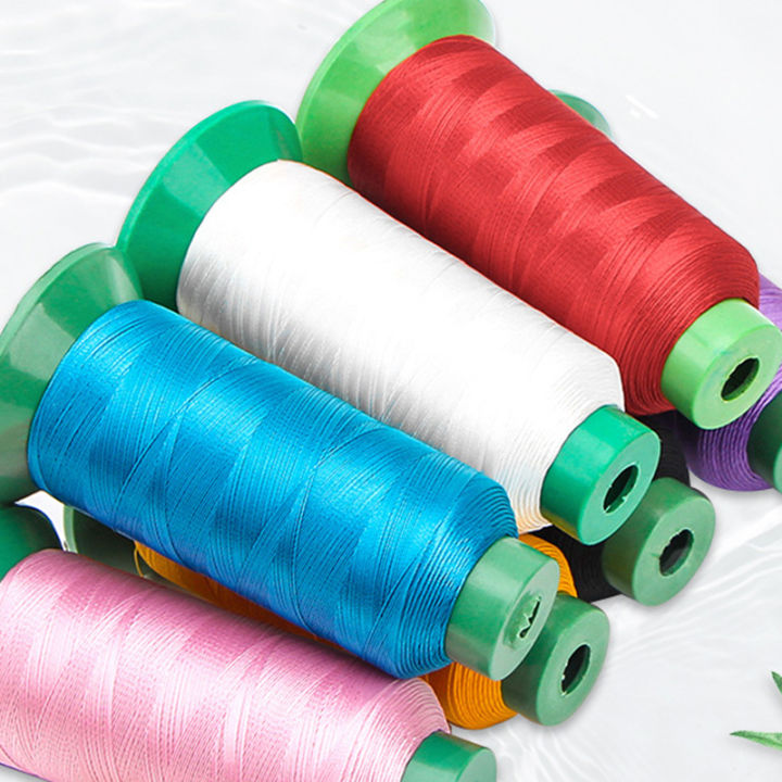 24 Colour High Strength Machine Embroidery Silk Thread Sewing Thread Wheel Sewing Supplies For Sewing Curtains Canvas Thin PU