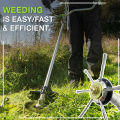 Weed Brush Head Steel Wire Wheel Grass Trimmer Head Removal Moss Rust Lawn Mower Grass Brush Disc Weed Brush Trimmer Heads.