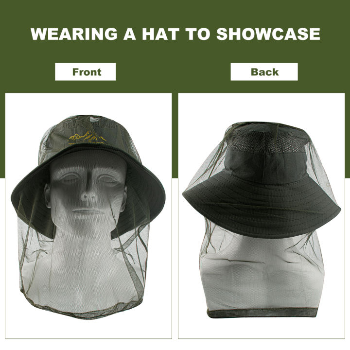 1Pc%20Ultra%20Large%20&%20Long%20Extra%20Fine%20Holes%20Mesh%20Soft%20Durable%20Fly%20Screen%20Premium%20Mosquito%20Insect%20Head%20Net%20Face%20Protector%20Camping%20Cap%20-%20Image%203