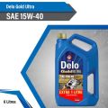 CALTEX Delo Gold Ultra 15W-40 for Disel Engine 6 Liter. 