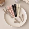 10pcs/lot Metal Duckbill Clip Curly Hairpin Barrettes Hair Styling Clips Clamps Haircut Hairclip Tools Fluffy Hair Root Barrette. 