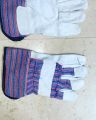 Leather working gloves yellow 707. 