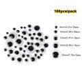 100pcs/200/550pcs Self-adhesive Googly Wiggle Eyes for DIY Scrapbooking Crafts Projects DIY Dolls Accessories Eyes Handmade Toys.