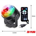 LED Stage Disco Light Rotating DJ Ball Strobe Remote Sound Control Magic Dance Car RGB Christmas  Party Club Laser Show Lamp. 