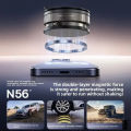 Vacuum Magnetic Phone Holder Stand, for Magsafe Suction Cup Phone MountAdjustable Swivel Lock, for Your Car/Gym/Mirror.