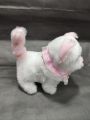 7" Inch Walking Plush Kitty Toy Stuffed Animal Electric Interactive with Dress Talking Musical Cute Plush Toy White Cat Tail Wagging Christmas Birthday Gifts for Kids Toddlers.