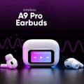 A9 Pro AirPods TWS ANC/ENC Wireless Earbuds with touch control LED Display Waterproof Bluetooth 5.1 Original.