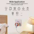 Tuya Smart Zigbee 3.0 Power Plug 16A EU Outlet 3680W Meter Remote Control Work With Alexa And Tuya Hub. 