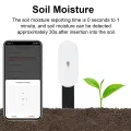 Zigbee Temperature Humidity Moisture Detector Smart Soil Tester Moisture Sensor Phone App RealTime Monitor for Home Garden. 