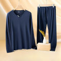 Men's Ultra Fine Modal Pajamas Set Comfortable Spring Summer Loungewear Luxury Sleepwear for Men. 