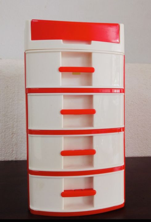 Plastic Material Mini Organizer 4 compartment (1 PCS)