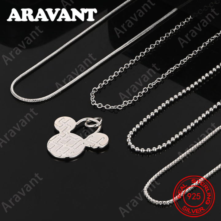 925%20Sterling%20Silver%20Mini%20Mickey%20Mouse%20Pendant%20Necklace%20-%20Everyday%20Accessory%20For%20Women,%20Simple%20And%20Elegant%20Jewelry%20-%20Image%205