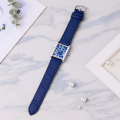 OGEDA Waterproof Couple Watches Casual Fashion Quartz Stainless Steel Leather Strap Square Dial Men's And Women's Lover Watch.