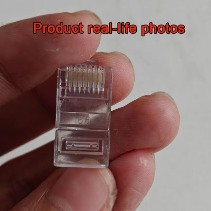 50pcs%20RJ45%20Pass%20Through%20Connector%20Cat6%20Shielded%20RJ45%20Modular%20Plugs%20Gold%20Plated%208P8C%20RJ45%20Ends%20-%20Image%203