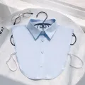 Botvotee Fake Collar Detachable Dickey Collar Blouse Half Shirts Peter Pan Faux False Collar for Women & Girls Favors. 