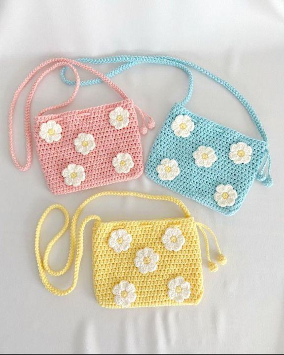 purse for kids mini crochet pouches