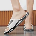 Men's Casual Sport Slides Anti-Odor Outdoor Slippers Men 2025 Soft EVA Bathroom Beach Shower Sandals Fashion Slip-On Slippers. 