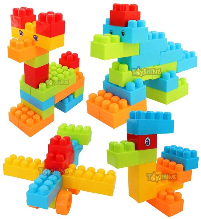 200 Pcs Creative Build Interlocks Blocks For Children