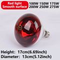1pc Red Heat Lamp Bulb 100W Infrared Basking Spot Light for farm Eggs Incubator Hatcher Hatching. 