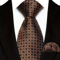 Luxury 8CM Tie For Man Suit Set Paisley Floral Solid Necktie Handkerchief Set Pocket Square Business Wedding Party Gravat. 