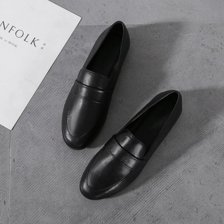 Spring%20Autumn%20Ladies%20New%20Small%20Leather%20Shoes%20Vintage%20Versatile%20Loafers%20British%20Style%20Fashion%20Anti%20Slip%20Shoes%20Casual%20Women's%20Flat%20-%20Image%202