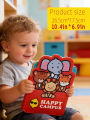 Baby Campus Quiet Book Montessori Sticker Cloth Book Early Educational Toy for Toddlers Ramadan Eid Easter.