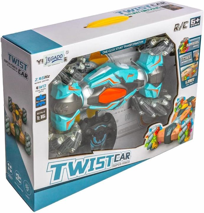 Remote Control 4Wd Illuminated Wheel Twist Car Daraz.pk