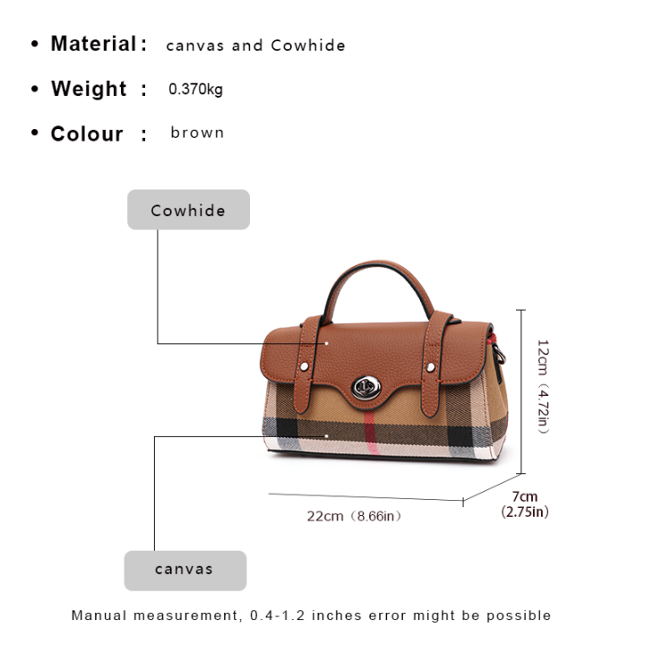 Women's%20New%20Style%20Summer%20Trendy%20Casual%20Versatile%20Canvas%20Plaid%20Small%20Square%20Genuine%20Leather%20Crossbody%20Bag%20-%20Image%205