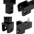 2pcs Motorcycle Rear Shock Extender Motorcycle Front Shock Riser With Screw Front Shock Riser Height Extension Absorber Metal.