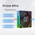 Power Train PRISM 8 Pro Case Cooling Fan 3-sided Infinity Mirror 5V/3PIN ARGB Quiet Computer Cooling Fan. 