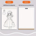 1pc Anime Character Line Art Drawing Book for Beginners - 48 Pages of Simple Hand-Drawn Outlines for Tracing & Practice Painting. 