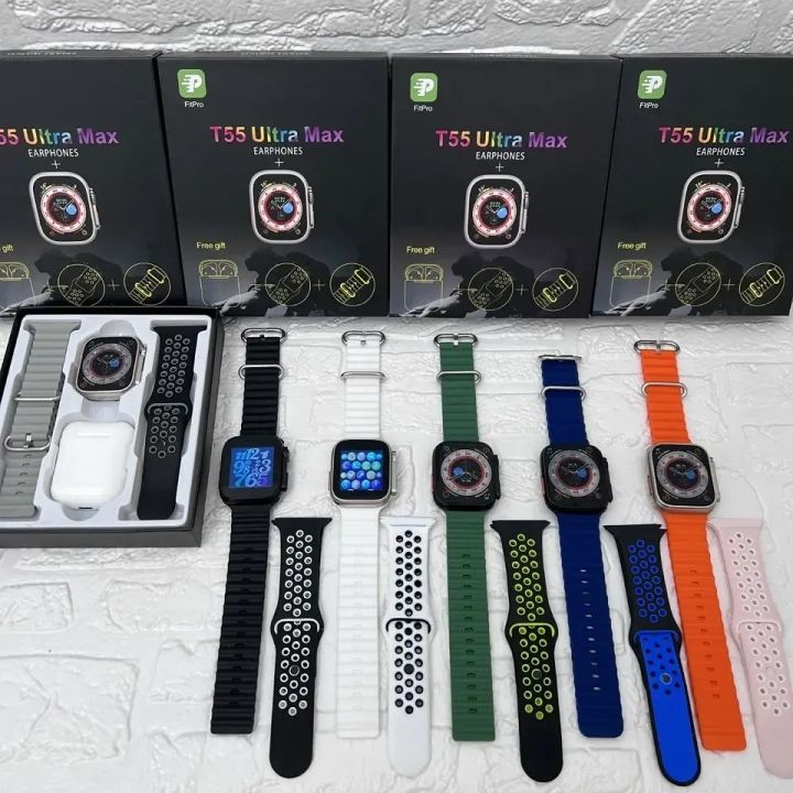 Khanani's%20T55%20Ultra%20Max%20Smartwatch%20with%20Free%20Earbuds%20%E2%80%93%20Smart%20Watch,%20Fitness%20Tracker%20&%20Call%20Notifications%20-%20Image%203