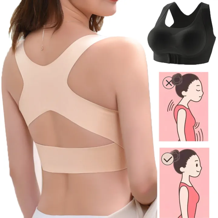 Women%20Sports%20Bras%20For%20Women%20Push%20Up%20Bra%20Posture%20Corrector%20Bralette%20Front%20Closure%20Female%20Underwear%20Cross%20Back%20Tops%20Top%20Women%20Bra%20-%20Image%203