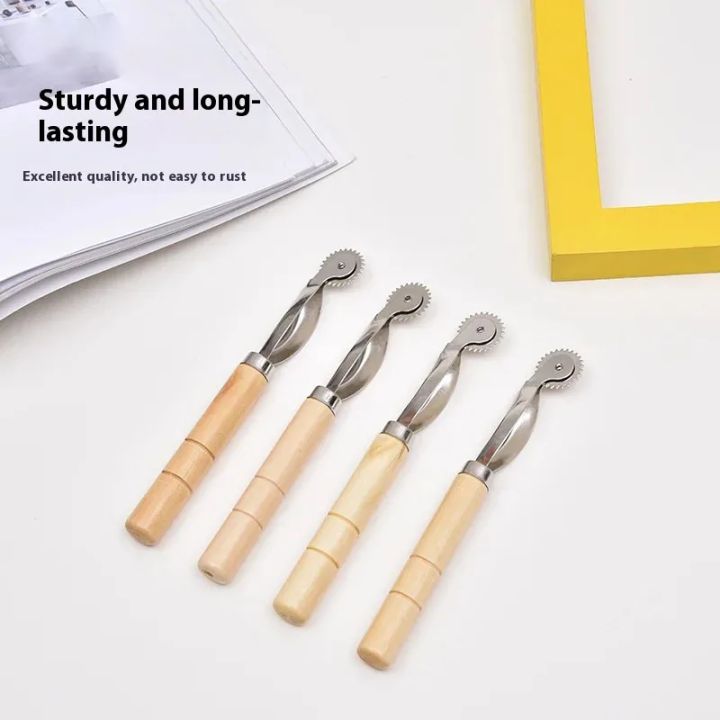 New%201Pcs%20Stainless%20Steel%20Leather%20Overstitch%20Wheel%20Space%20Paper%20Perforating%20Tool%20Tailor%20Stitch%20Marker%20Gear%20Roulette%20Patchwork%20Tool%20-%20Image%202