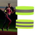 1-5PC Reflective Bands Elastic Armband Wristband Ankle Leg Straps Safety Reflector Tape Straps for Night Walking Cycling Running. 