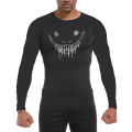 Graphic Compression Shirts for Men Long Sleeve Rash Guards Gym Workout Fitness Undershirts Baselayer Quick Dry Athletic Tops. 