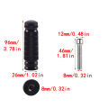 Pedal of the Rear Seat Motorcycle Rearset Footrests Foot Rest Pegs Foot Rests Motorbike Rear Footpegs Thread Rear Set Pedals. 