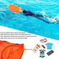 20L Waterproof Inflatable Swimming Dry Bag With Phone Pouch Open Buoy Tow Float Double Air Bags With Waist Belt Water Sport. 