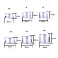 10Pcs 2g 3g 5g 10g 15g 20g 30g Plastic Cosmetics Makeup Box Nail Art Storage Pot Container Clear Sample Lotion Jar.